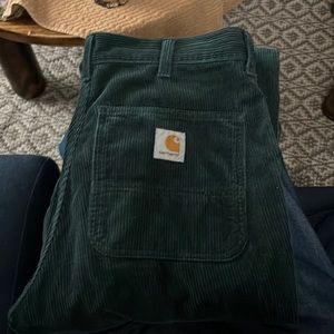 Carhartt WIP Simple Pant in Teal Corduroy